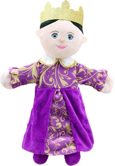 Păpușă pentru teatru de păpuși The Puppet Company - Regina, 38 cm