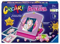 Set de pictură pe numere Ravensburger CreArt Atelier - Unicorn și Pisicuță