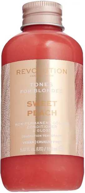 Revolution Haircare Toner pentru păr blond Sweet Peach, 150 ml