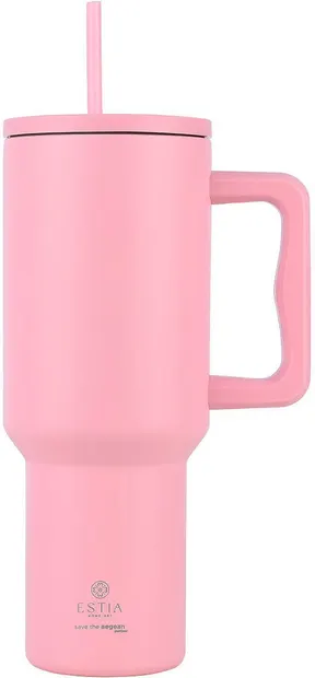 Cana termos Estia Save the Aegean - Blossom Rose, 1200 ml