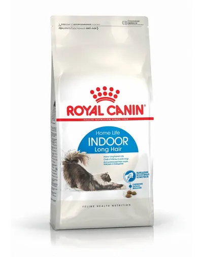 ROYAL CANIN Indoor Long Hair hrana uscata pisici adulte de interior, cu blana lunga 400 g