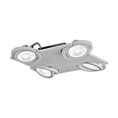 Brea Pro 4flg. 4x 9W 4000K silver IP20