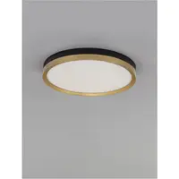 Plafoniera CANTRIA Negru & Alama aurie Metal & Acrylic LED 31 Wat 230 Volt 1916.18Lm 3000K IP20