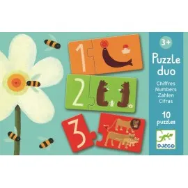 Puzzle duo Djeco Numere
