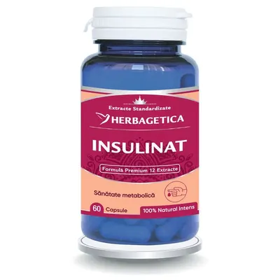 Insulinat, Herbagetica | 60 capsule