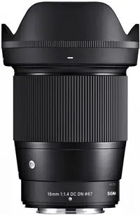 Obiectiv Sigma - DC DN Contemporary, 16 mm, f/1.4 pentru Fujifilm X
