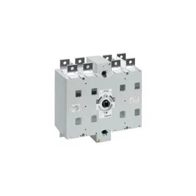Selector manual retea-grup - size 4 - 3P+N - 630 A - I-O-II