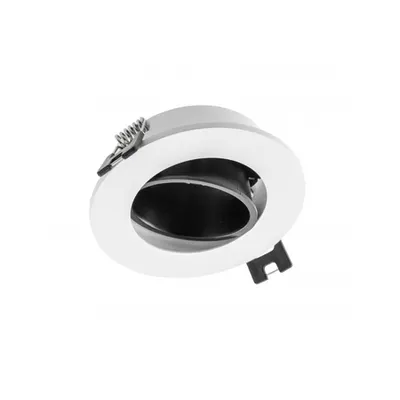 Spot - Ceiling spot light fixture LINTO, IP20, round, Ø90x29mm, white/black