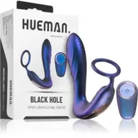 HUEMAN Black Hole 2 in 1 dop anal cu control de la distanță