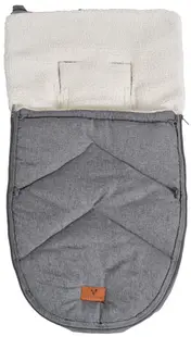 Sac de iarna pentru carucior Cangaroo - Luxe, Gri