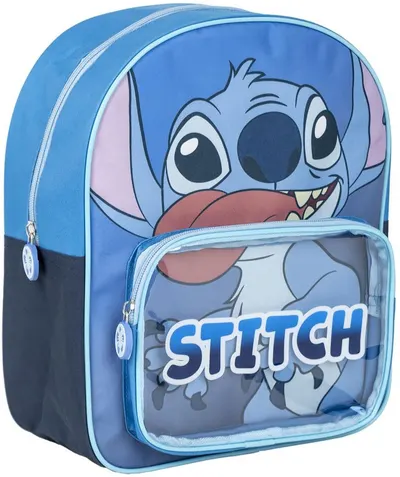 Ghiozdan de grădiniță Cerda Stitch - Cu buzunar transparent