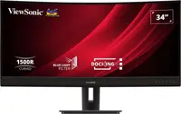 Monitor Consumer ViewSonic VG3456C, 34", 3440 x 1440 pixeli, Black, 3 ani Garantie