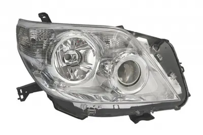 Far fata dreapta (H11 HB3, electric, fara motoras, culoare interior: cromat) potrivit TOYOTA LAND CRUISER PRADO 08.09