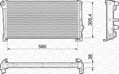 Intercooler LANCIA YPSILON 1.3D 10.03-12.11