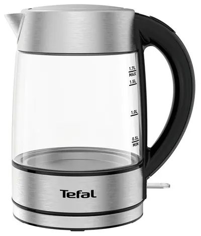 Ceainic electric Tefal - KI772D38, 2200W, 1.7 l, oțel inoxidabil