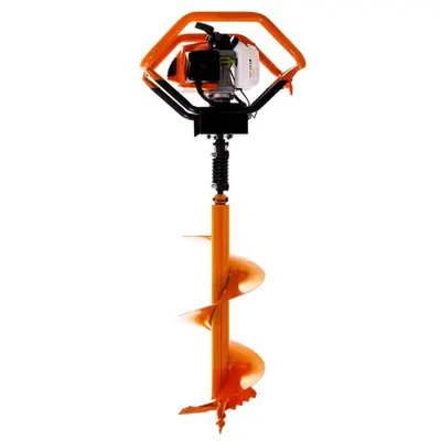 Motoburghiu RURIS TT14 cu 3 Burghie 1x150, 1x200, 1x250 mm