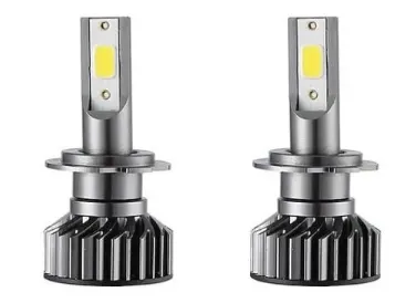 Set 2 Becuri Auto H7 cu Led Mini putere 50w 8000lm per bec temperatura 6000K