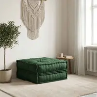 vidaXL Unitatea de sofa modulară verde 70x70x36 țesătură