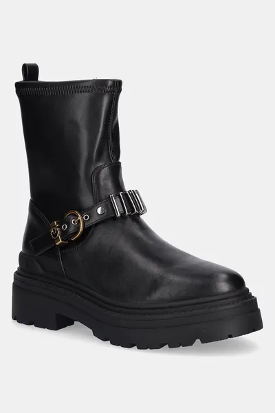 Pinko bocanci de piele Mia 27