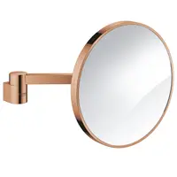 Oglinda barbierit Grohe Selection 41077DA0, pivotanta, factor marire 7X, fixare ascunsa, lucios, Warm sunset
