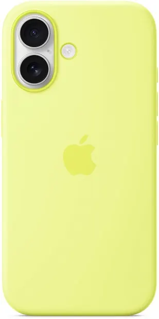 Husă Apple - Silicone, iPhone 17, MagSafe, Neon Yellow