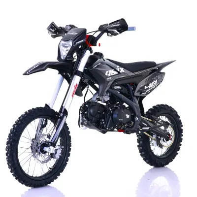 Motocicleta Enduro Cross Asix XB48 125cc, 4T, roti 17 14 , 4 viteze, pornire electromotor, negru gri