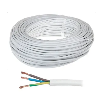 Cablu alimentare MYYM 3X0.75, CCA, 100 m