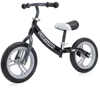 Bicicletă de echilibru Lorelli - Fortuna, gri și negru