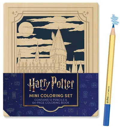 Set de colorat Insight Editions - Harry Potter Mini Coloring Set