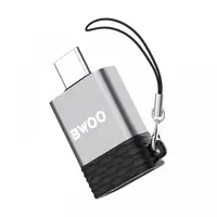 Adaptor Otg Usb-a - Usb-C Bwoo Bz-35, Gri