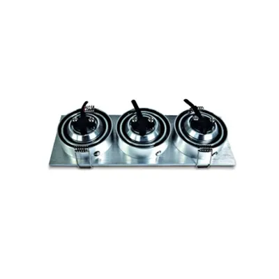 Pako-S/A2 LED 3x1W 6000K, dimabil, 350mA, IP20, aluminiu