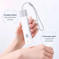 Dispozitiv intepaturi insecte Contec KT101, calmare eficienta prin caldura, fara ingrediente chimice, 6 niveluri de reglare a temperaturii, oprire temporizata, lumina noapte, snur