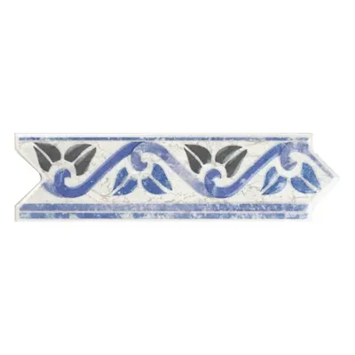 Brau decorativ faianta baie / bucatarie DV 6024 Azul 6 x 20