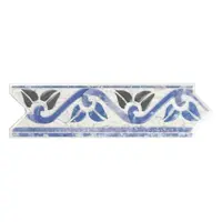 Brau decorativ faianta baie / bucatarie DV 6024 Azul 6 x 20