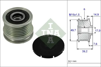 Fulie Alternator Mercedes C T-Model (s202), C T-Model (s204), C (w202), E T-Model (s210), E (w210), Sprinter 2-T (901, 902), Sprinter 3-T (903), Sprinter 4-T (904) 2.1d 2.2d 2.7d Intre 1997-2014