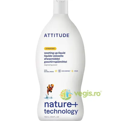 Lichid de Spalat Vase cu Coaja de Citrice 700ml