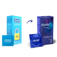 Prezervative Extra Safe, 12 bucati, Durex