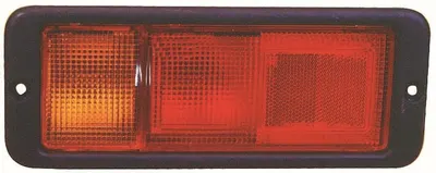 Stop tripla lampa spate stanga potrivit MITSUBISHI PAJERO OFF-ROAD 1990-2000 - (Semnalizator portocaliu, culoare sticla: rosu)