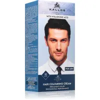 Kallos Glow Lasting Cream Colour Culoare permanenta pentru par pentru barbati culoare Black 60 ml