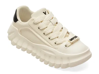 Pantofi sport GRYXX albi, 2501, din piele naturala