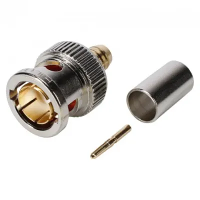Conector de lipit BNC tata 3G-SDI 0.8/3.7, HICON BNC0.8/3.7HD