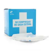 Comprese sterile pliate, Interapothek | 10 buc