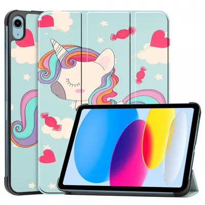 Husa pentru Apple iPad (2025) / (2022), Techsuit, FoldPro Unicorn, Multicolor