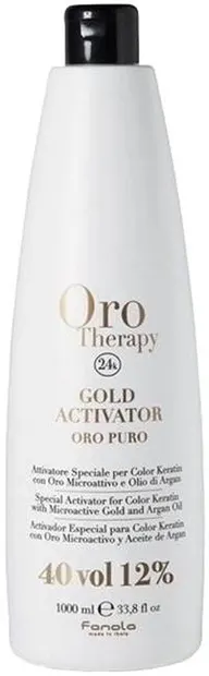 Fanola Oro Therapy Oxidant cu ulei de argan și keratină, 40 Vol, 1000 ml