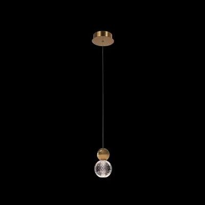 Diamond Led Pendant 5w 3000k, Gold