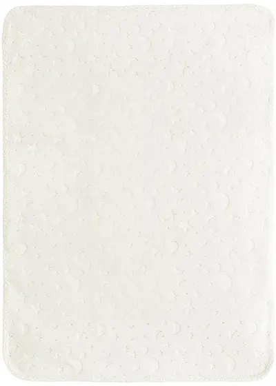 Pătură pentru bebeluși Lorelli - Twinkle, 80 x 110 cm, ecru