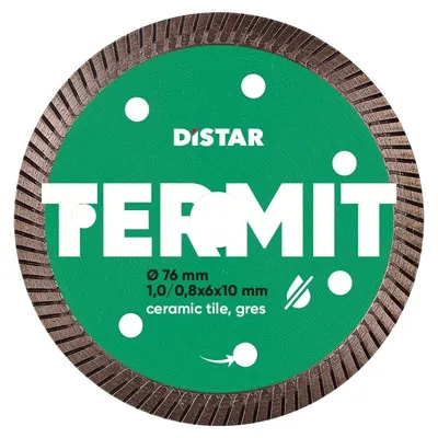 Disc diamantat Termit subtire pt. mini-polizoare, pt. portelan, 76x1,0/0,8x10 (mm) Premium - DiStar-11139053030