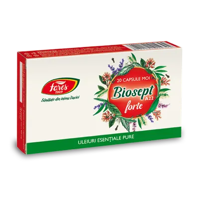 Biosept Forte A22, Fares | 20 capsule moi