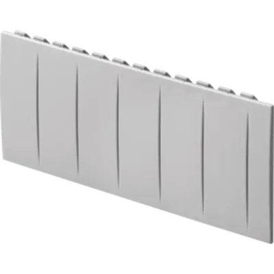 Cover Profile - Milk White - 6,5 Modules