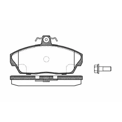 Set placute frana, frana disc REMSA 0337.10